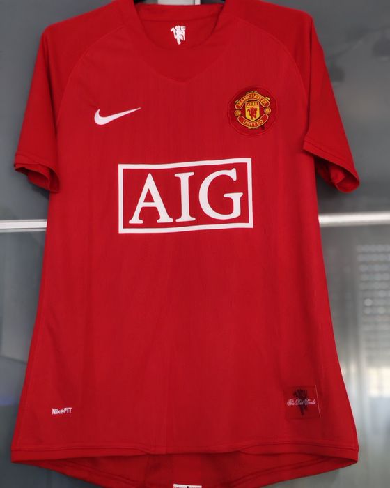 Camisola vintage de Ronaldo no Manchester united