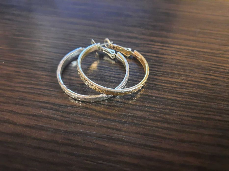 Сережки кольца серьги бижутерия