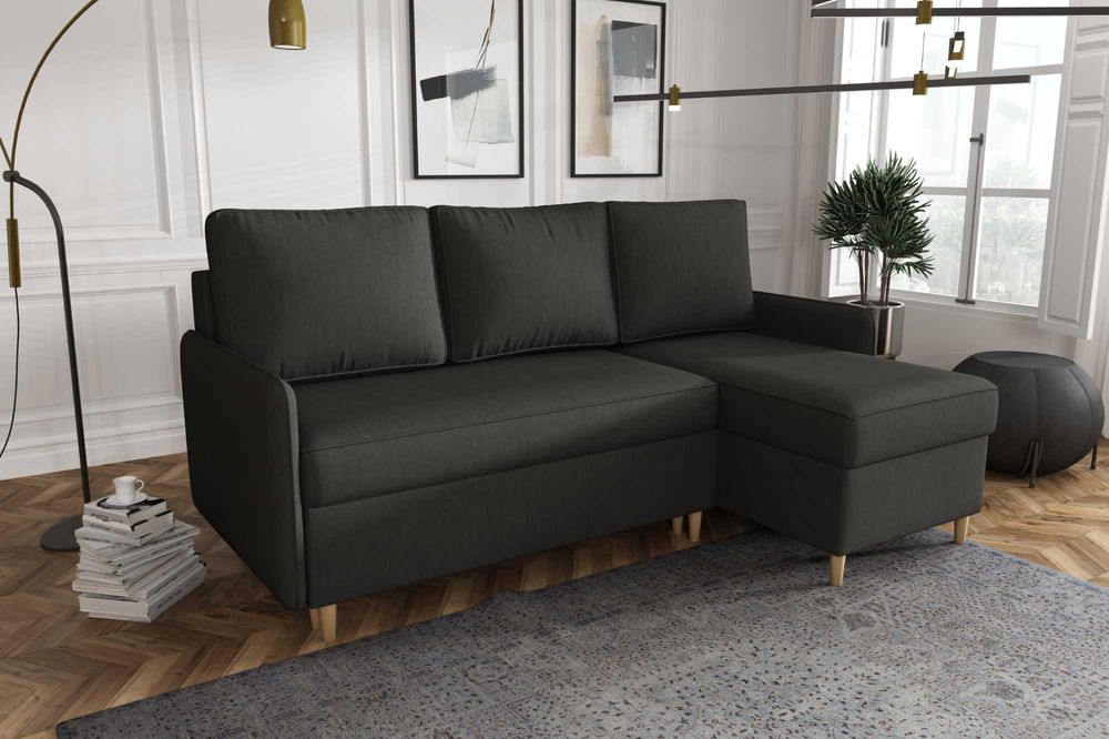 Narożnik Milano. Rogówka, Kanapa. Sprężyny bonell, automat, pojemniki!