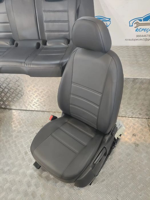 BANCOS PELE SINTÉTICA AUDI A4 B8 FRENTE FRONTAL TRASEIRO TRÁS AIRBAG
