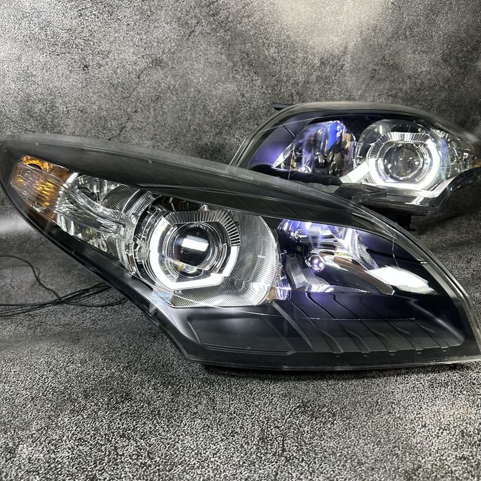 Фари Renault Megane 3 2008-2012 Bi-led, оченята, антихром