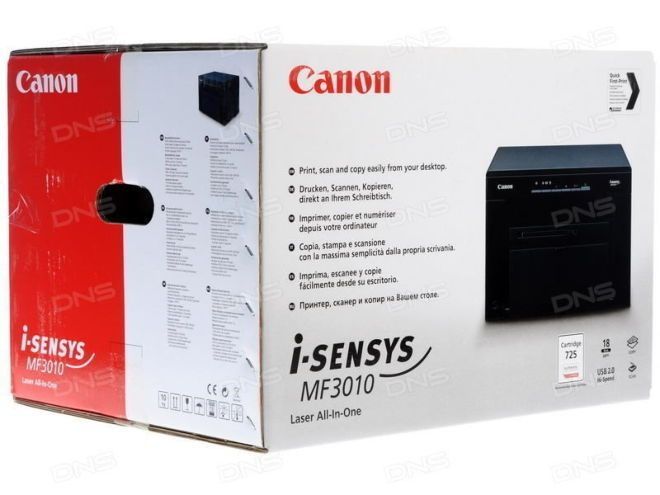 БФП лазерний Canon i-SENSYS MF3010 в наявності: 11 499 грн ...