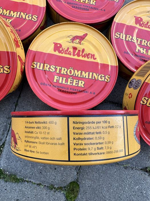 Сюрстремінг / Surströmming / Сюрстрёмминг / Сюрстреминг консерва рибна