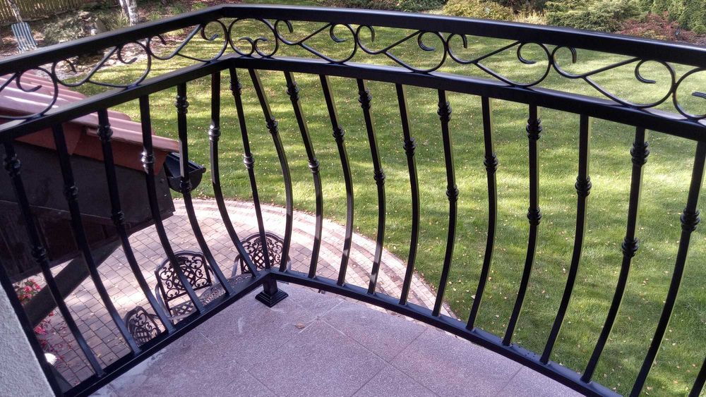 Balustrada kuta piękna wzór BB5 na wymiar każdy kolor barierka