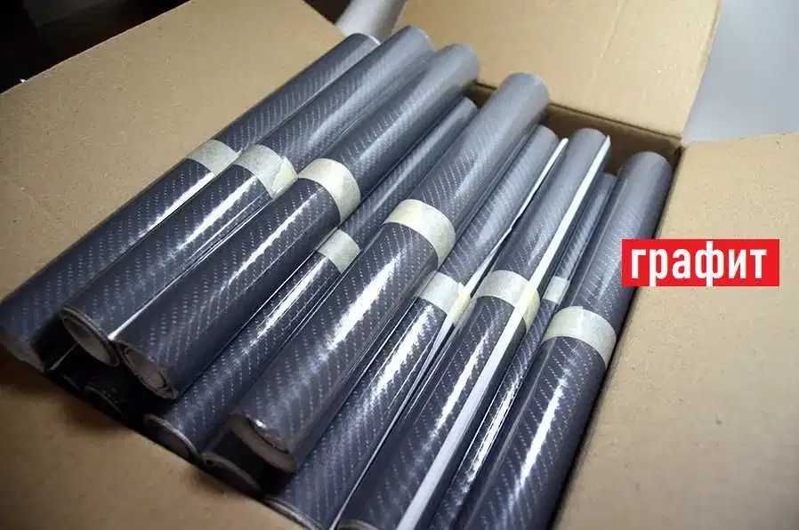 Карбон пленка 5Д, черный карбон 5D, карбоновая наклейка