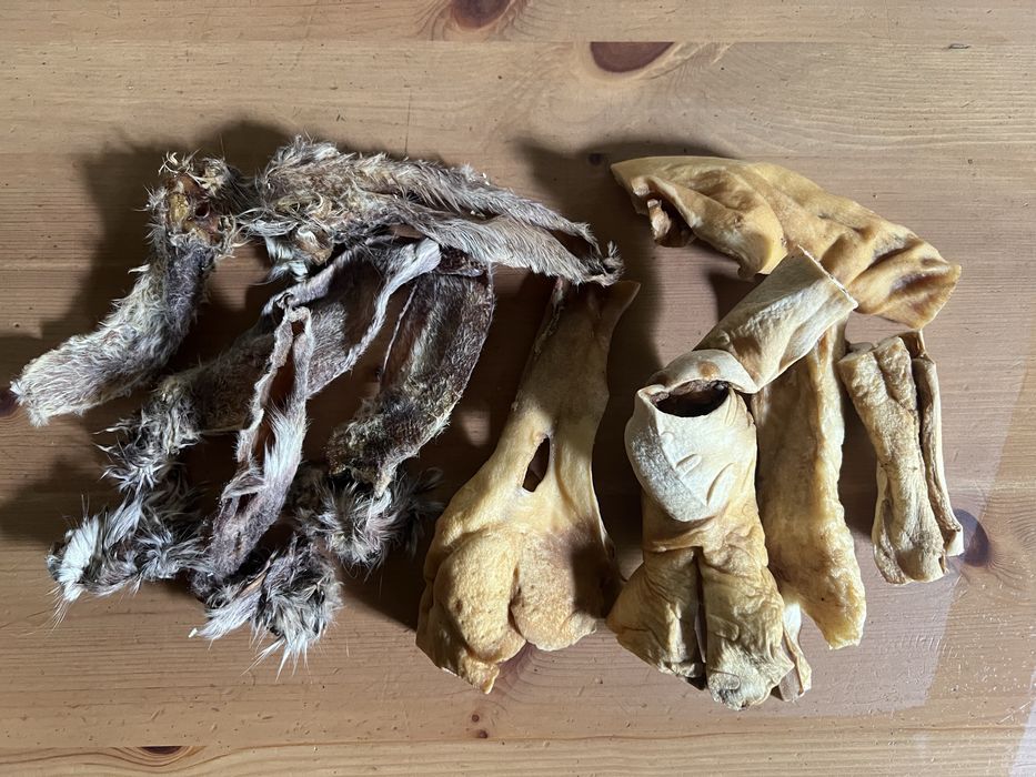 Naturalne przysmaki/gryzaki dla psa - Królicze ucho
