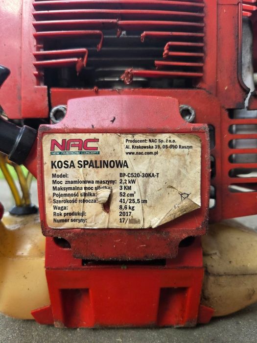 Kosa spalinowa 2017