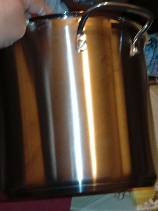 Panela em Inox toda nova nunca usada capacidade 10 litros