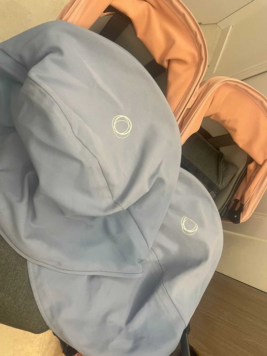 Budka poszycie daszek do wózków Bugaboo donkey 2szt błękit