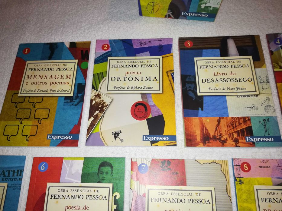 obra essencial de fernando pessoa (expresso) coleção 9 livros 2015