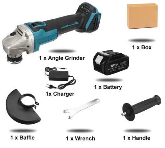 Rebarbadora a bateria 125mm/4 velocidades #NOVA #SALDOS