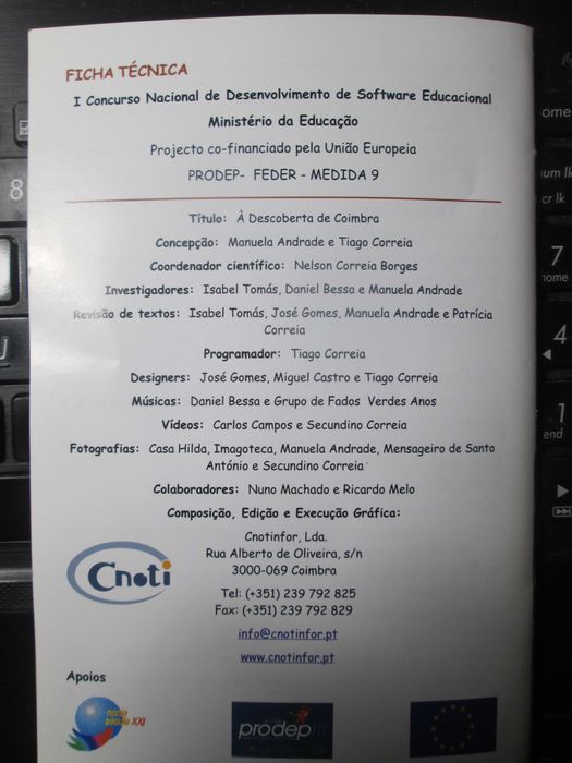 Á Descoberta de Coimbra - Jogo lúdico e didáctico