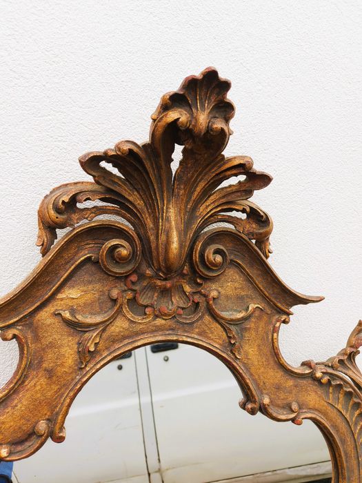 Espelho Floreado (Dourado)