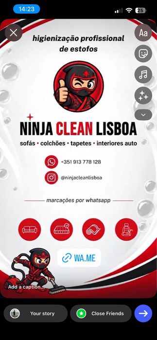 Higienização de estofos