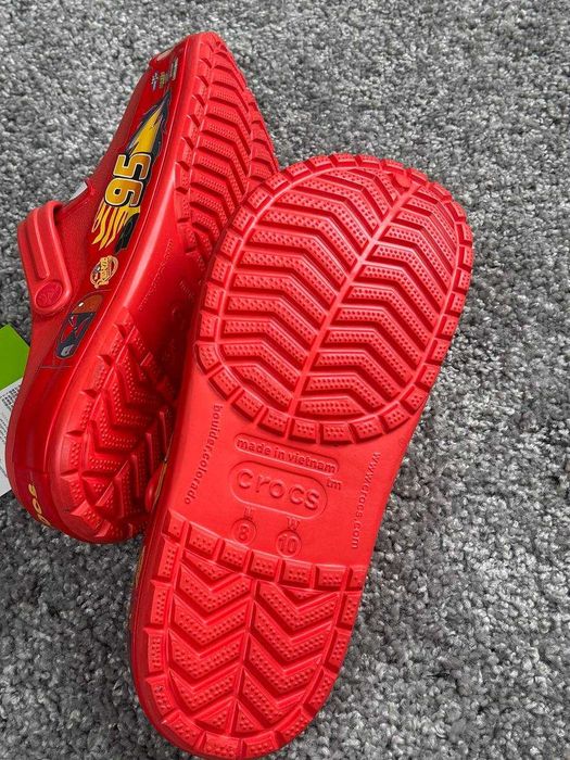 Crocs McQueen/Крокси Маквін/Кроксы Молния Маквин/Чоловічі Шльопанці