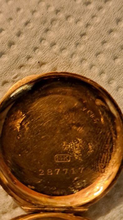 Relógio de bolso antigo  ( ouro 14k)