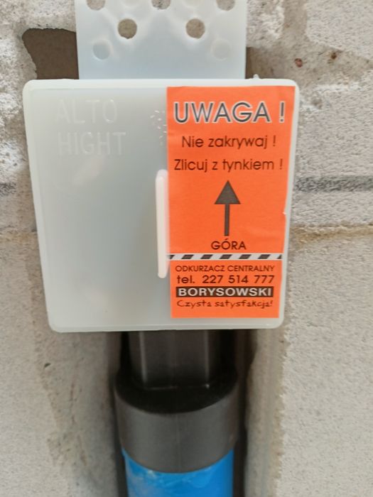 Centralny odkurzacz montaż