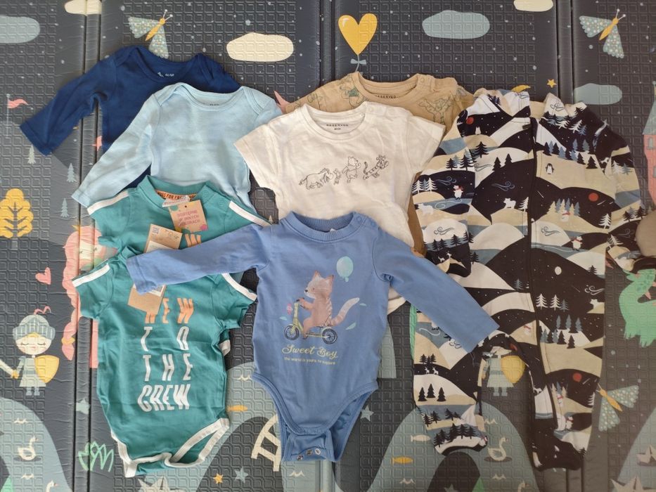 Zestaw body niemowlęce 8 szt