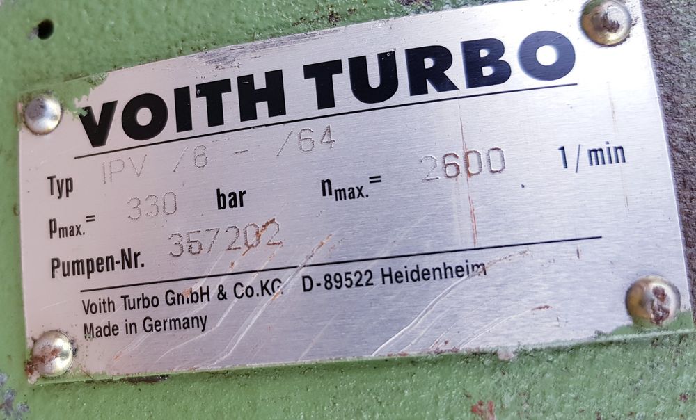 Pompa hydrauliczna Voith Turbo IPV 6-64 NOWE