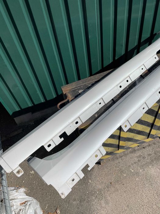 X line Порог накладка x3 x4 f25 f26 BMW 2015 2016 белый цвет БМВ