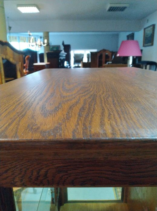 Dębowa witryna gablota ludwikowska francuska