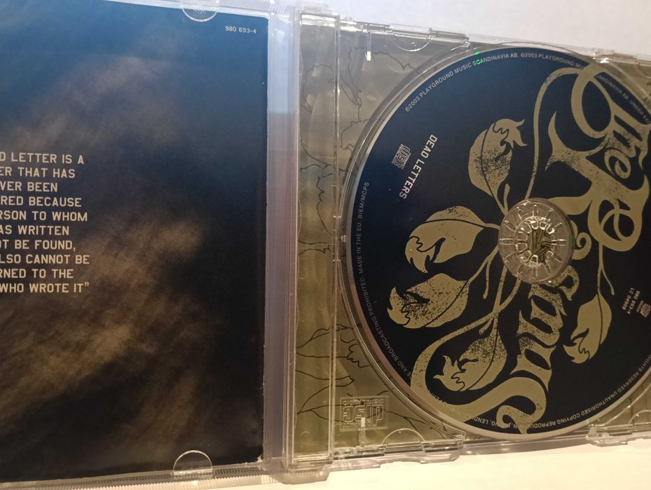 cd The Rasmus - " Dead letters " (album)