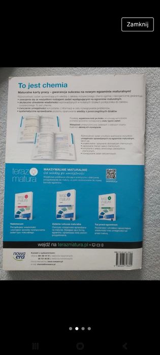 Maturalne karty pracy to jest chemia 1 nowa era zakres rozszerzony