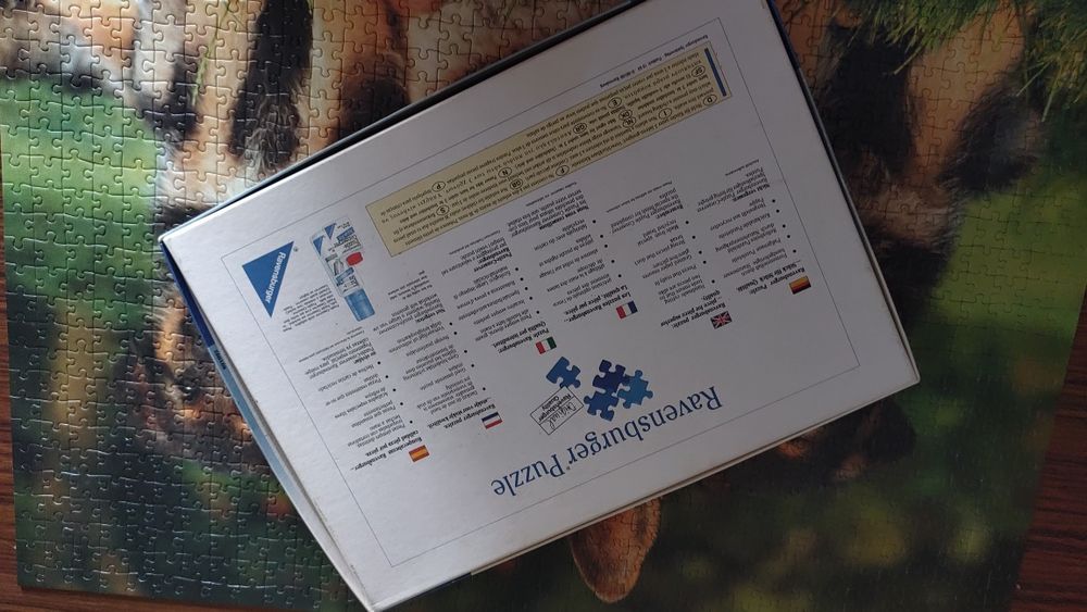 Puzzle 1000 sztPsy.Ravensburger kompletne