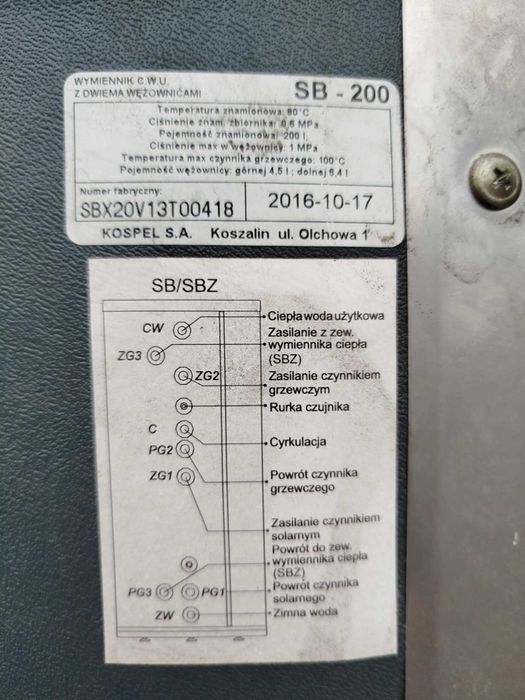 Zasobnik 200 litrów