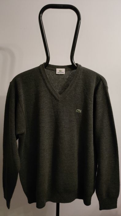 klasyczny ,prosty wełniany sweterek LACOSTE roz 4 super stan