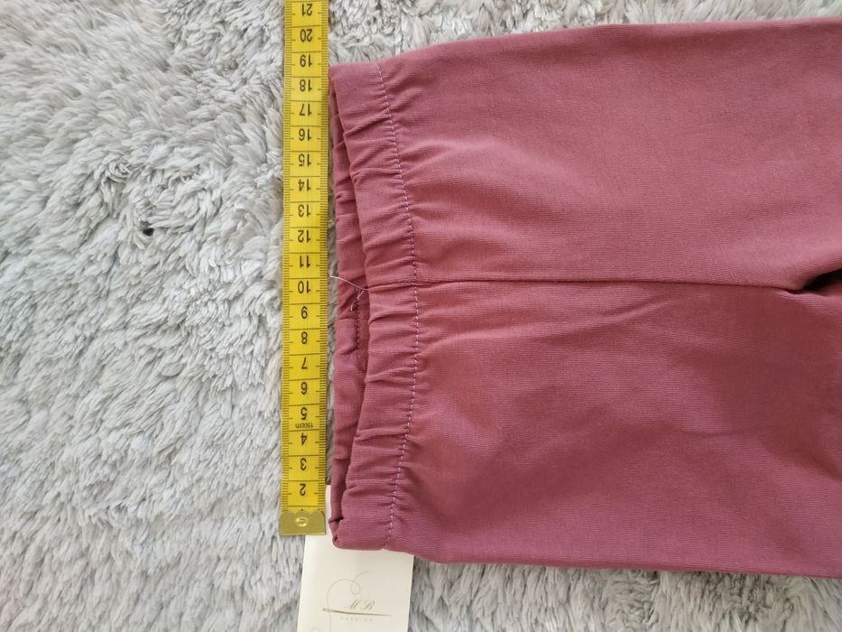 Nowe legginsy z kokardą z tyłu/malaga/prezent/MakBa/r. 74/80