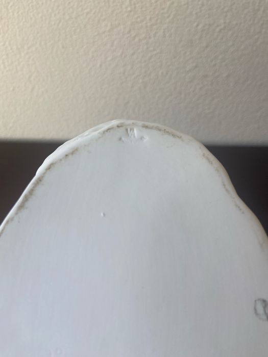 Floreira cisne da Vista Alegre biscuit