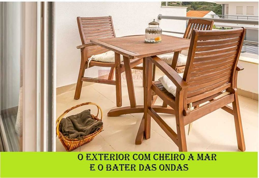 Ericeira - Praia São Lourenço - T2 Duplex com piscina em cima da areia