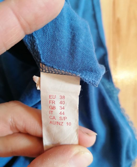 Koszula nocna na ramiąszkach roz 38