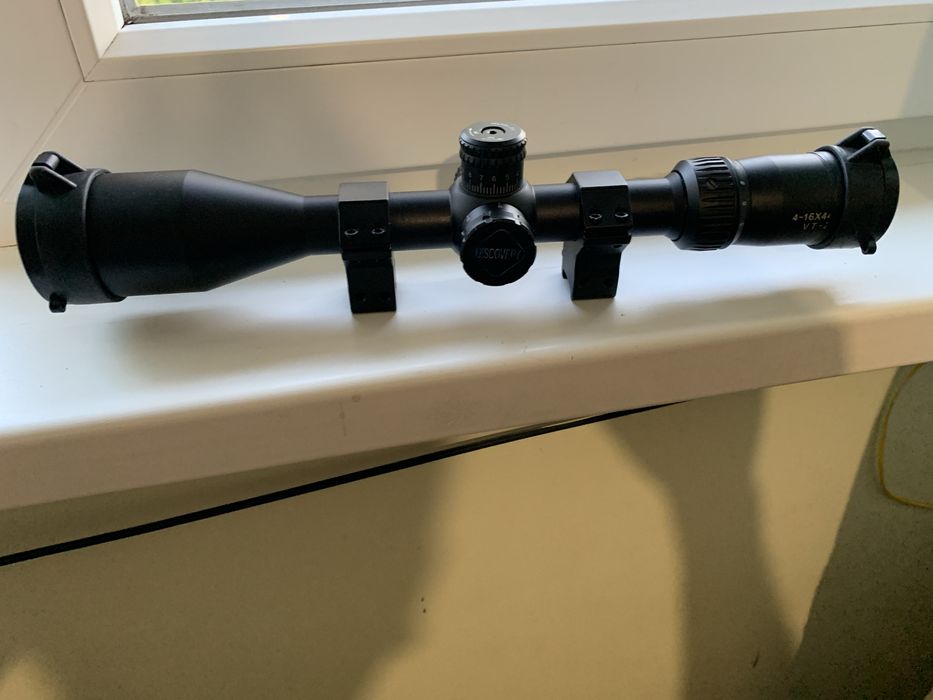 Приціл оптичний Discovery VT-3 FFP 4-16X44 SF. Перша фокальна площина