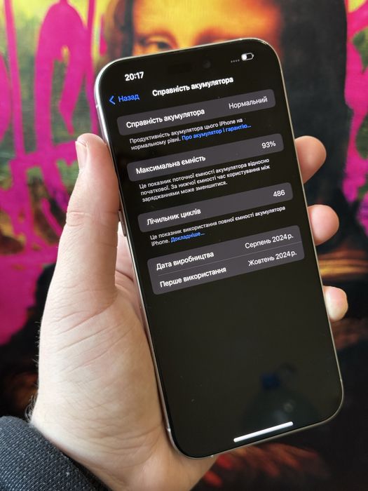 Iphone 16 pro max 256gb. Європа хороший стан!