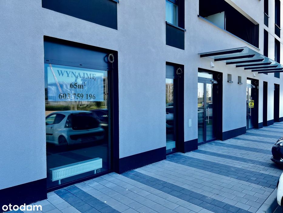 Wrocław, Osiedle Nowe Żerniki, ul. Maxa Berga, 65m2, parter, witryna