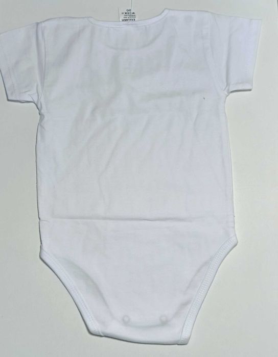 Body LE BEBE krótki rękaw BIAŁE rozmiar 86 cm