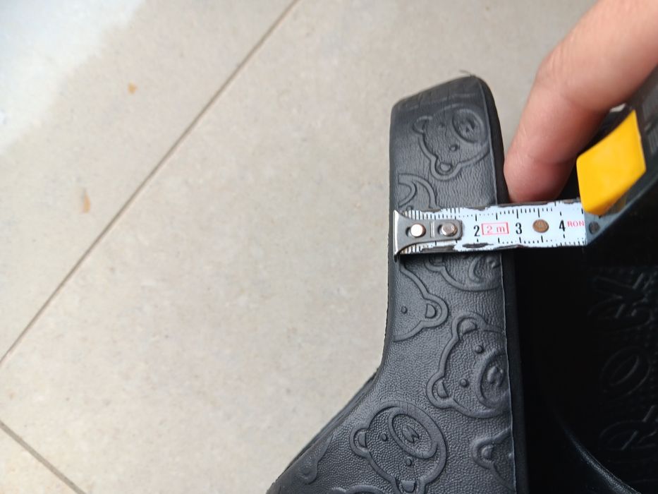 Slides chinelos de borracha leves preto 36-37