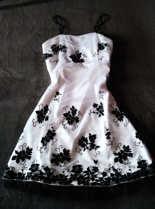 Sukienka biała gorset, ślub / chrzest / komunia