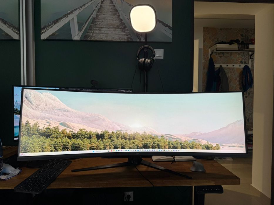 Monitor ASUS ROG Strix XG49VQ 49” 144Hz Curved — super ultrawide, sprawny