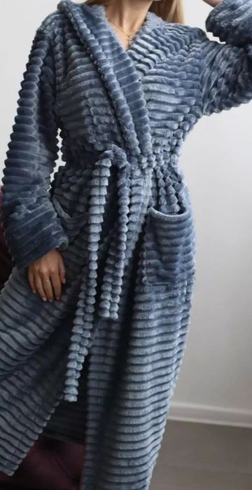 Халат плюшевий жіночий