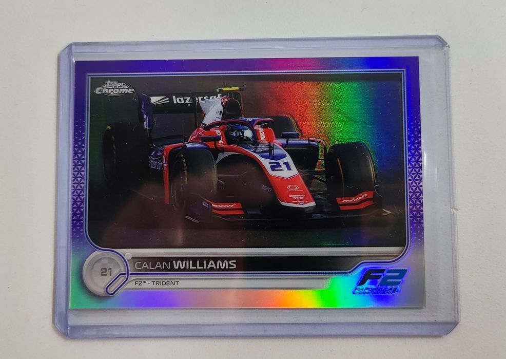 12 Cartas Topps Chrome F1 + 3 Numeradas