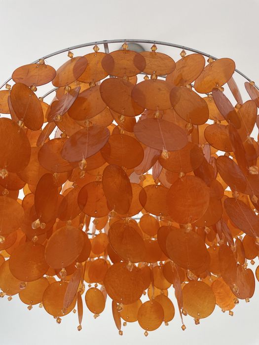 Candeeiro laranja Gato Preto