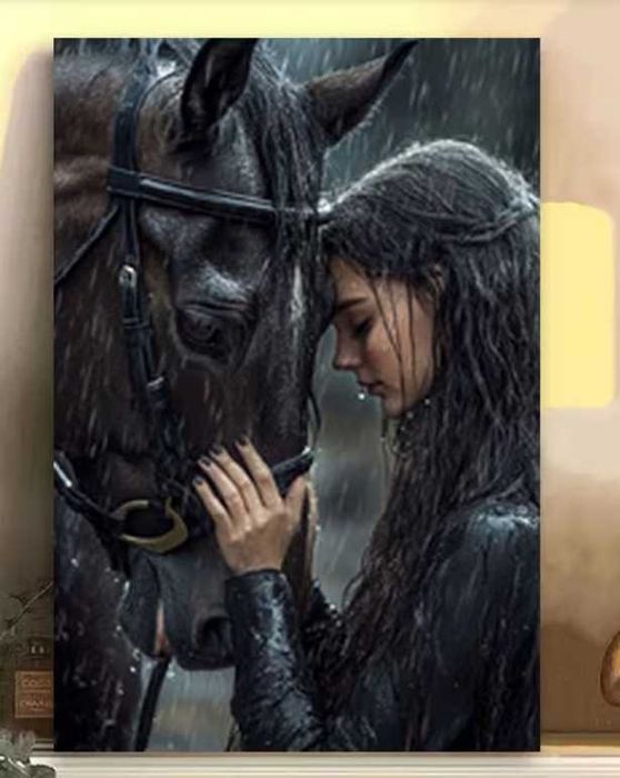 Obraz na płótnie love horse