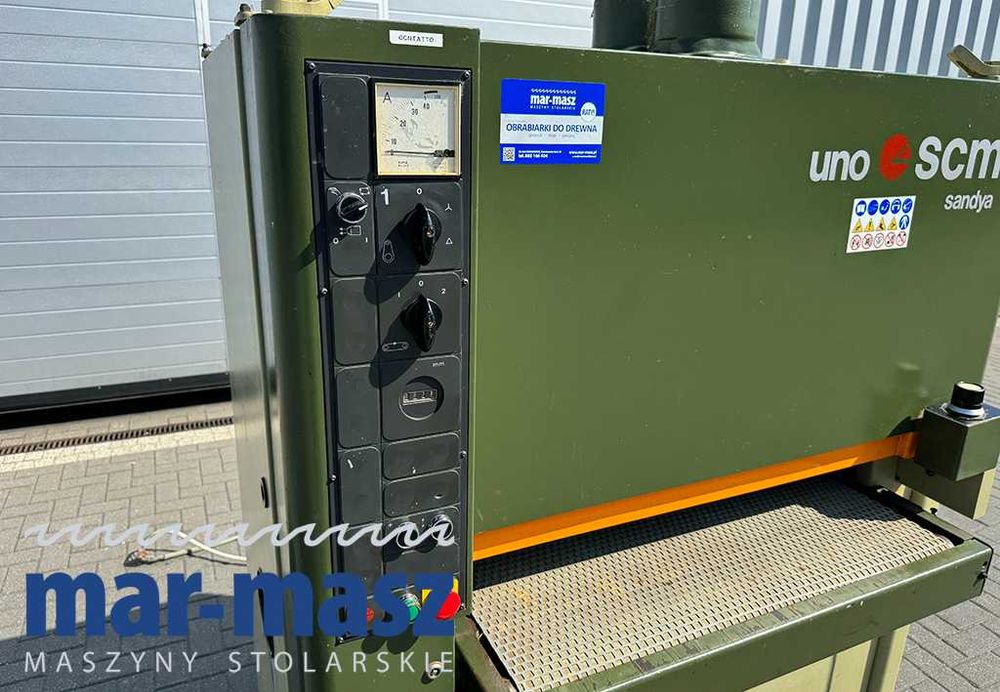 Szlifierka szerokotaśmowa SCM Sandya UNO C-C9, 7,5 kW, 2 agregaty szlifierskie