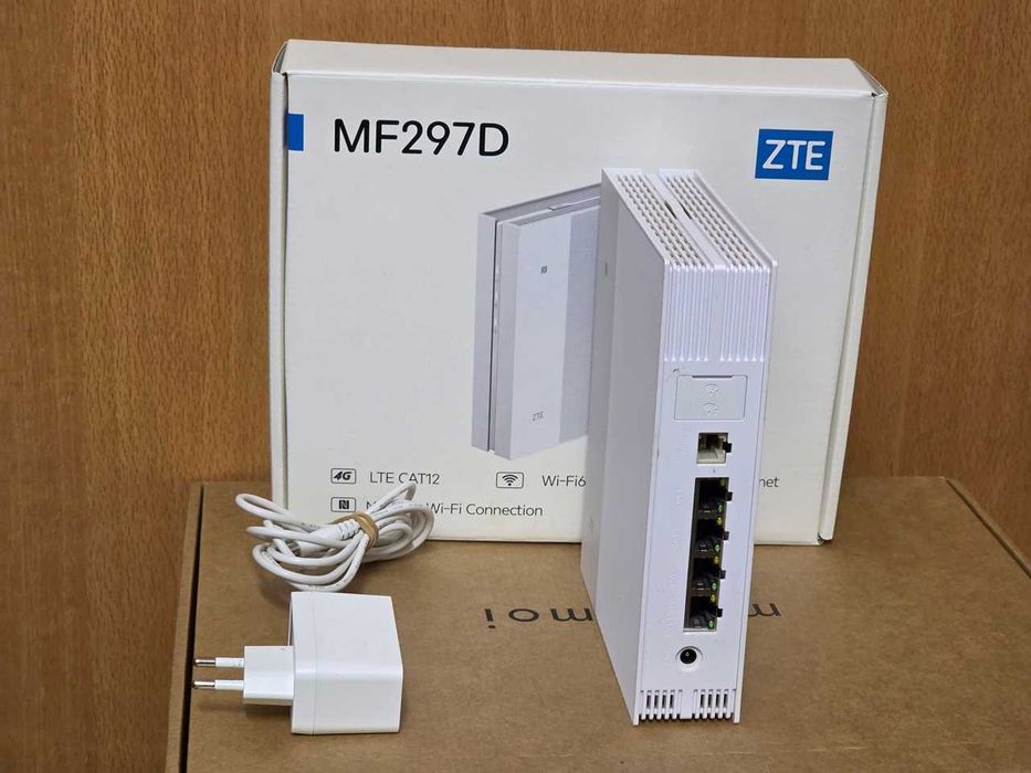 Router ZTE MF297D 4G LTE WIFI 6 Bez Simlocka Zestaw