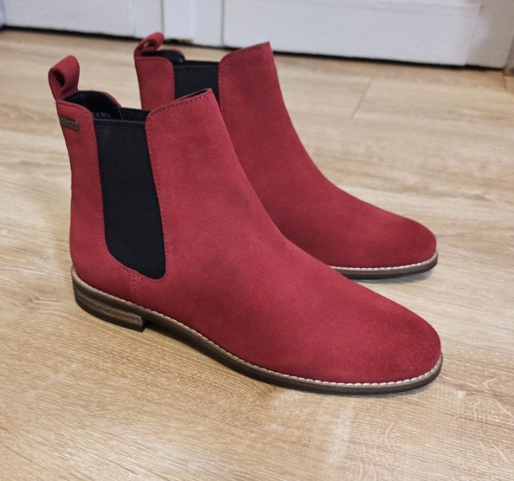 Botki Superdry MILLIE-LOU CHELSEA czerwone sztyblety rozm. 36 NOWE