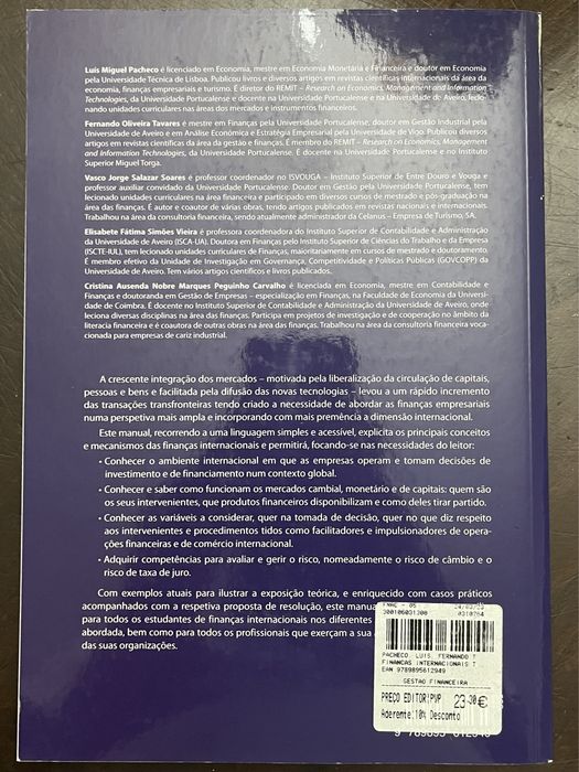Livro Finanças Internacionais