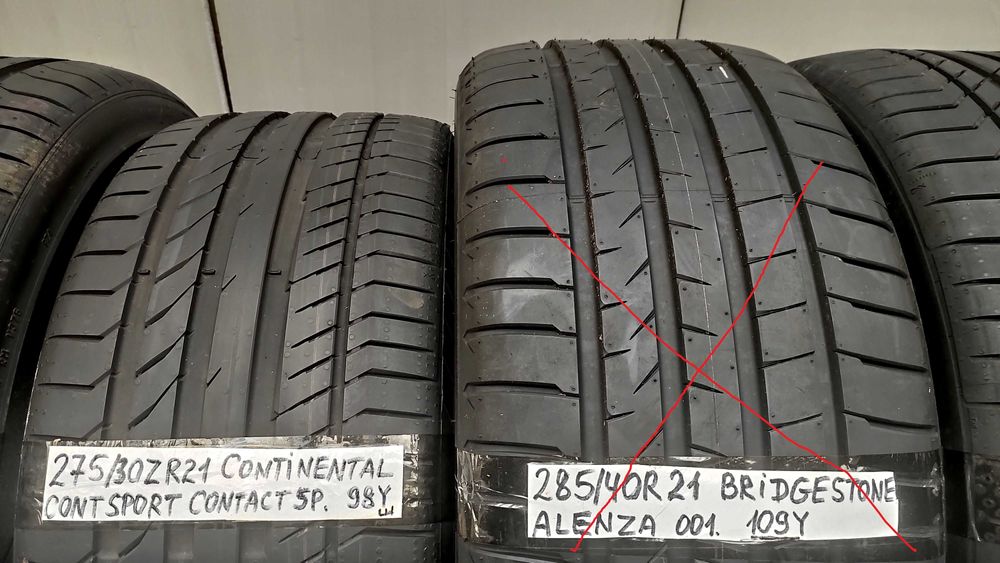 Шини одиночки 285/40R21  Нові. 295/265/255/30